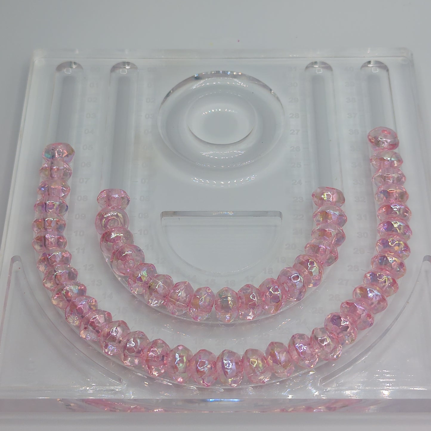 Iridescent Faceted Rondelle Beads, 20ct