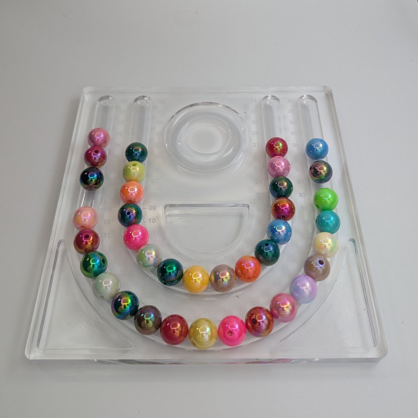 Round Irrdescent Beads ~16mm, 15pcs