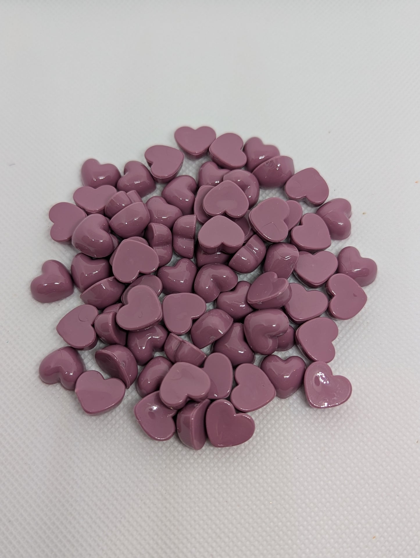 Heart Flatback Charm - 15 pcs