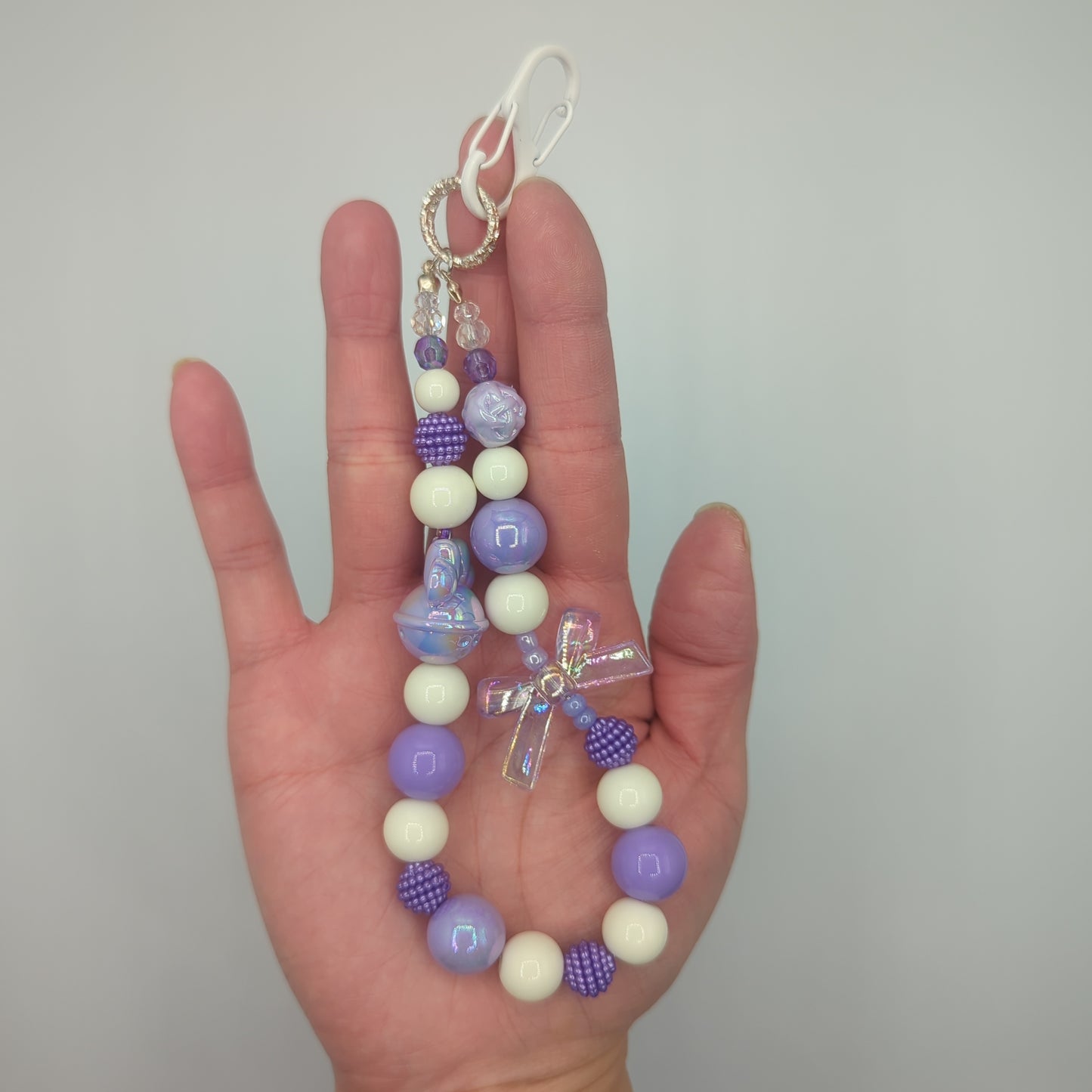 Bell - Handmade bead lanyard/key chain