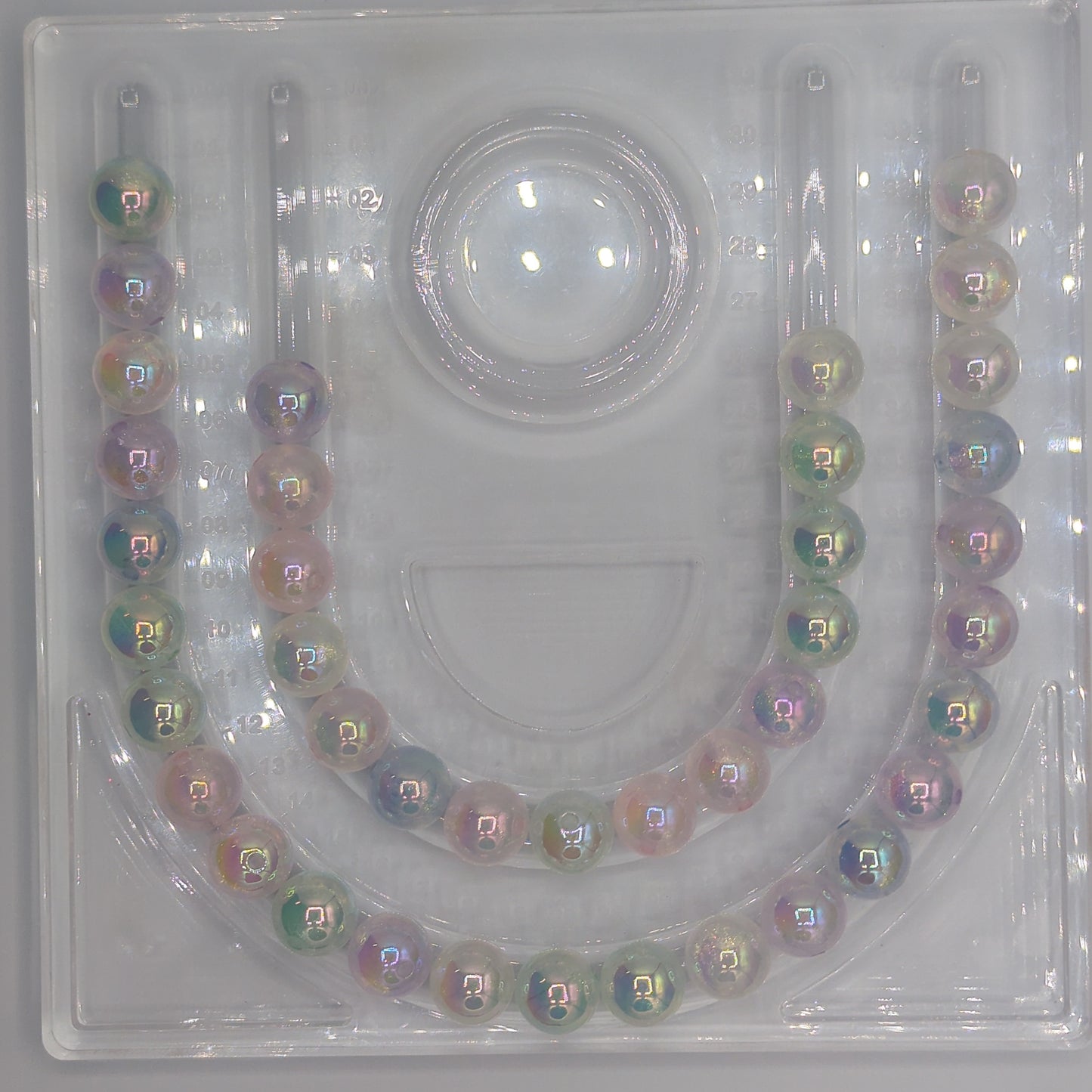 16 mm Iridescent Shimmer Luminous Bead, 10pcs