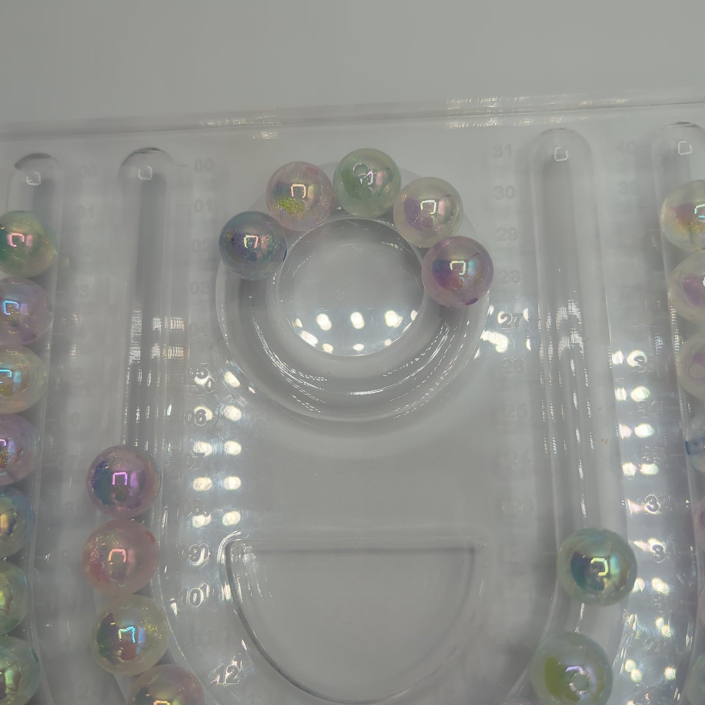 16 mm Iridescent Shimmer Luminous Bead, 10pcs