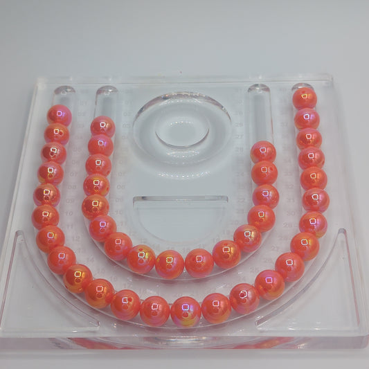 Pearlescent/Glossy Round Acrylic Beads - ~16mm, 10pcs