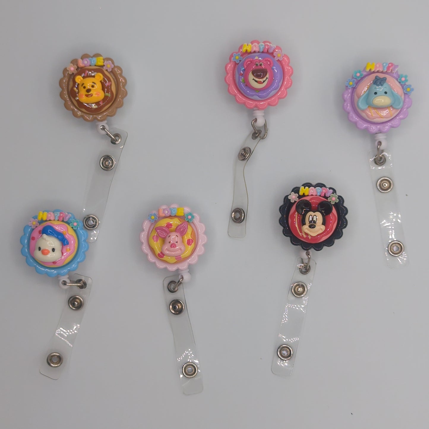 Retractable Batch Clips - 100% Handmade-Customizable