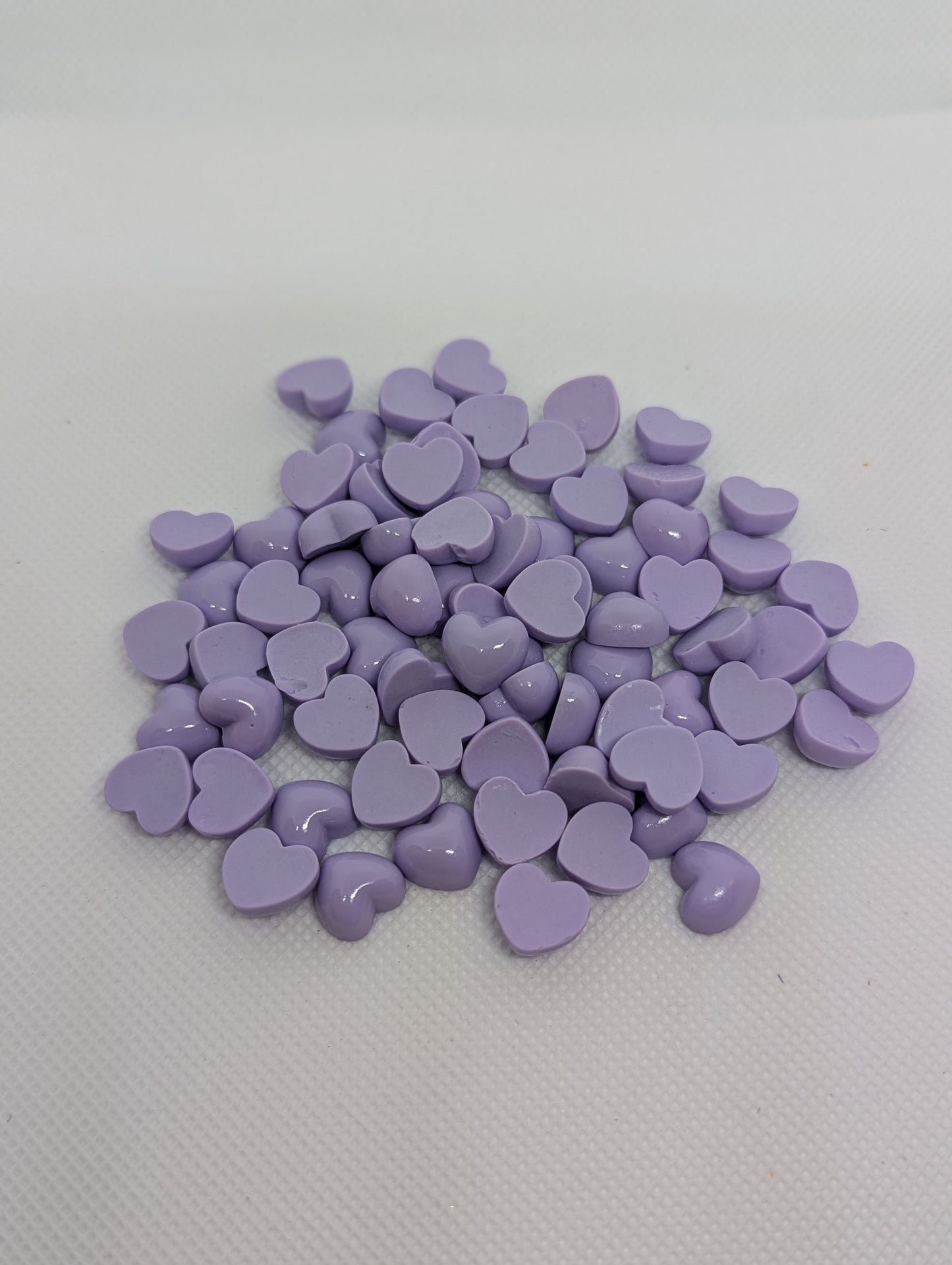 Heart Flatback Charm - 15 pcs