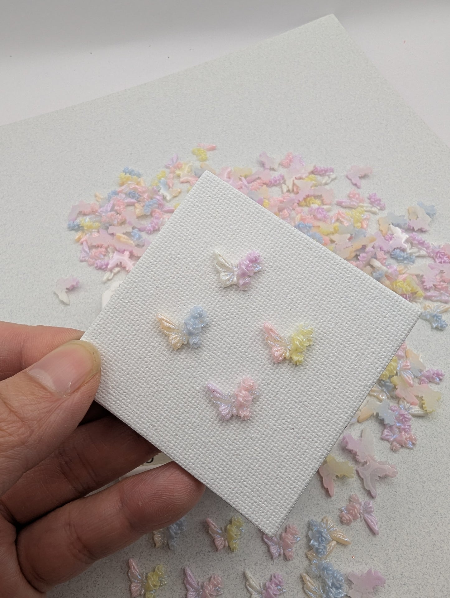 Butterflies on Flowers - glow in the dark