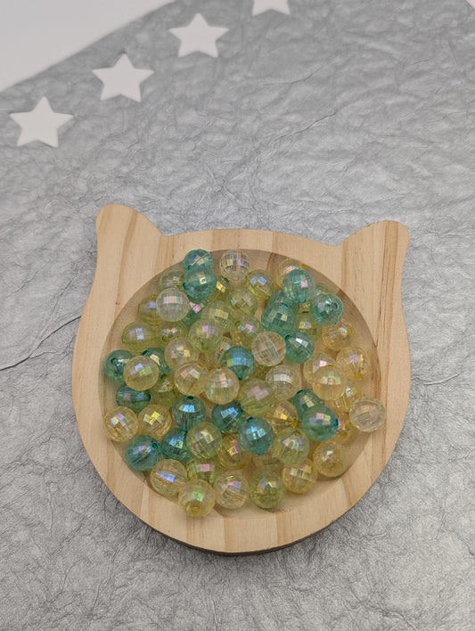 10mm Disco Beads, 30 Pcs