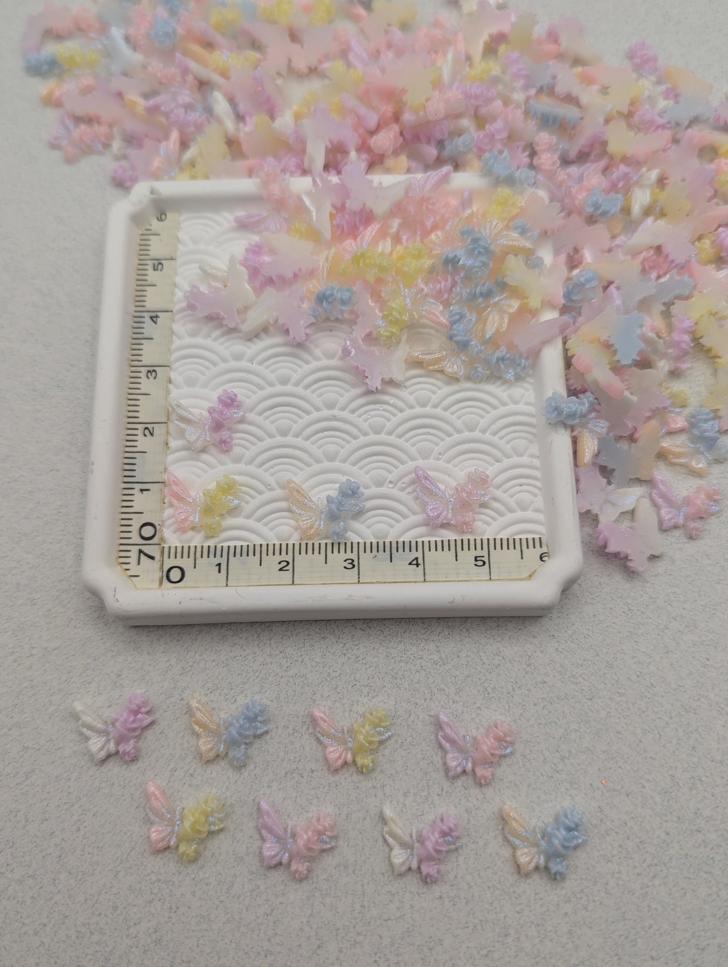 Butterflies on Flowers - glow in the dark