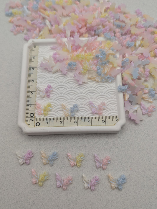 Butterflies on Flowers - glow in the dark