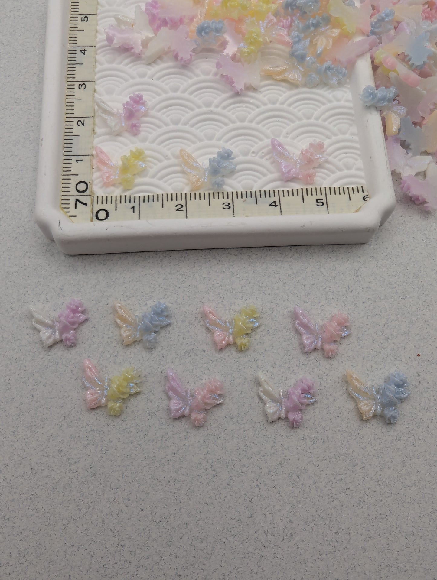 Butterflies on Flowers - glow in the dark