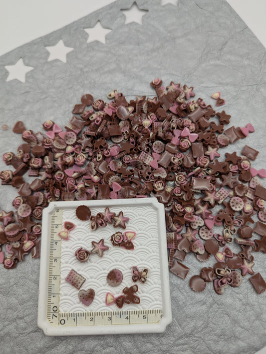 Cookie Garden Resin Flower mix -glow in the dark